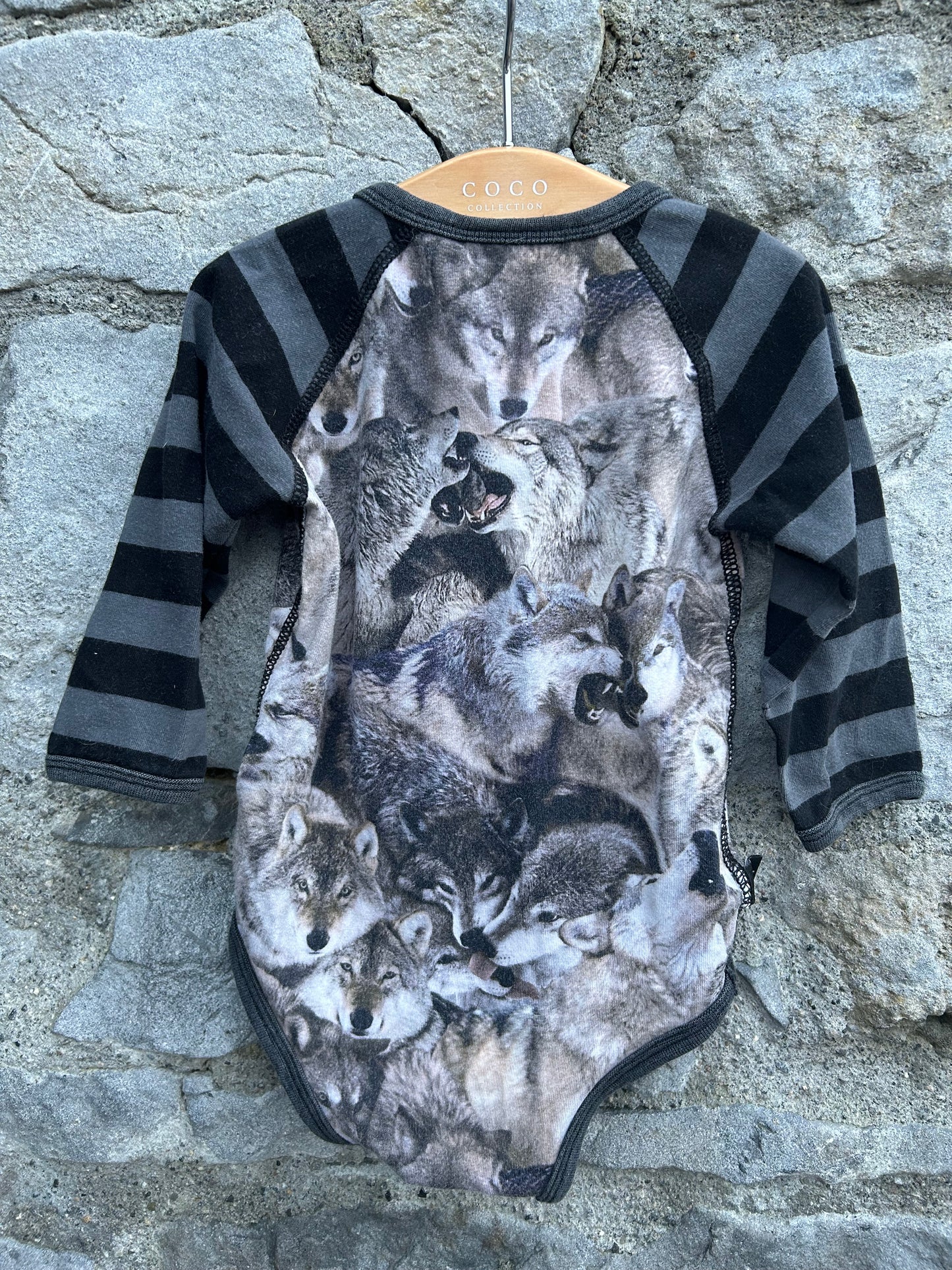 Wolves raglan vest 6m (68cm)