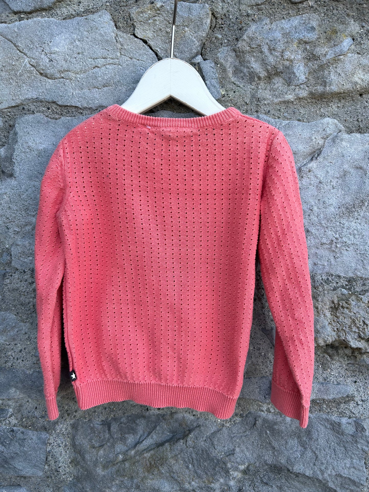 Coral pointelle cardigan  18m (86cm)
