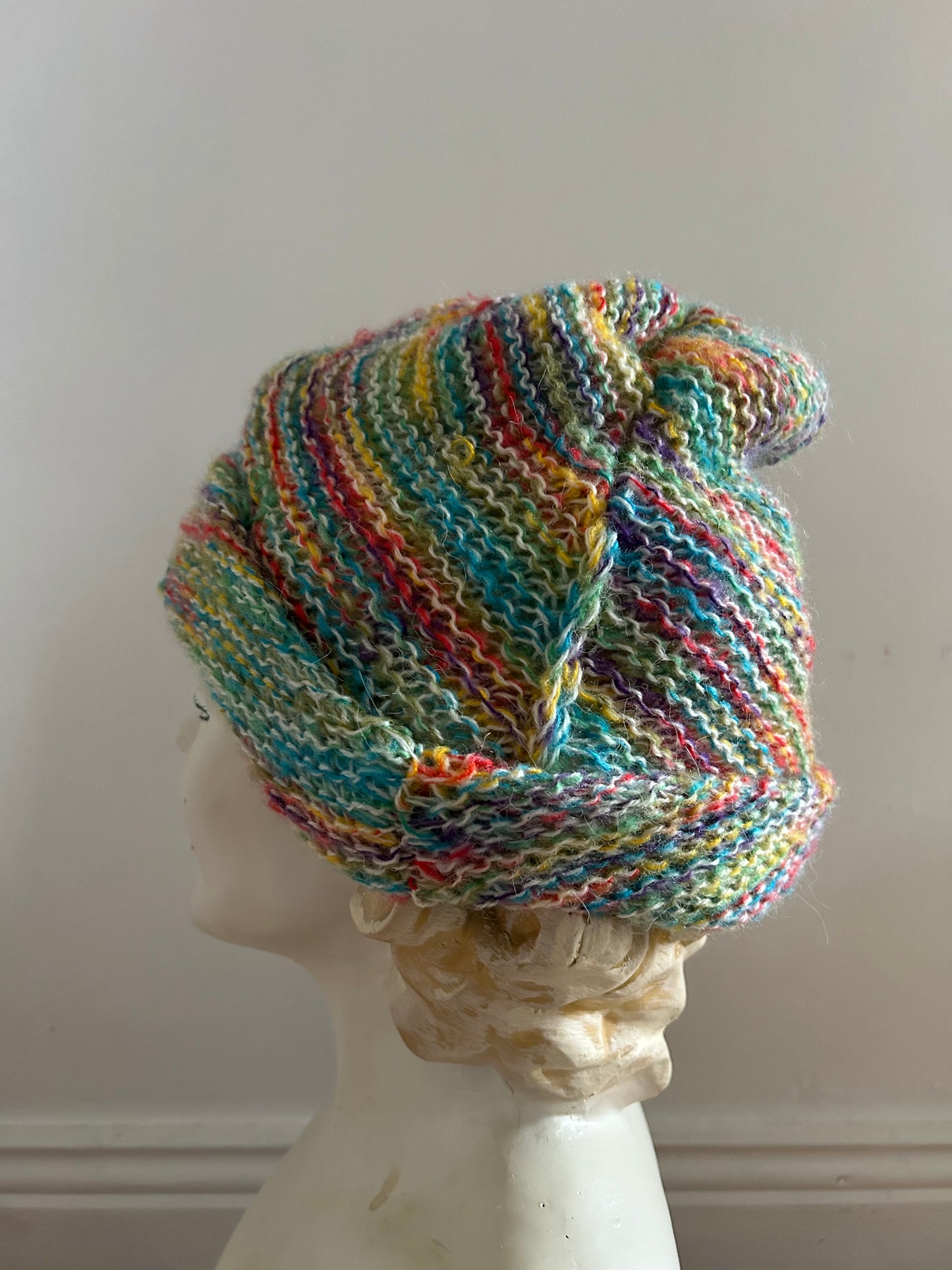 Handmade rainbow hat  52-56cm