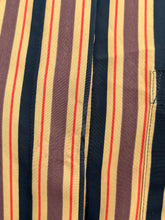 Load image into Gallery viewer, 80s brown stripy blouse uk 12-14
