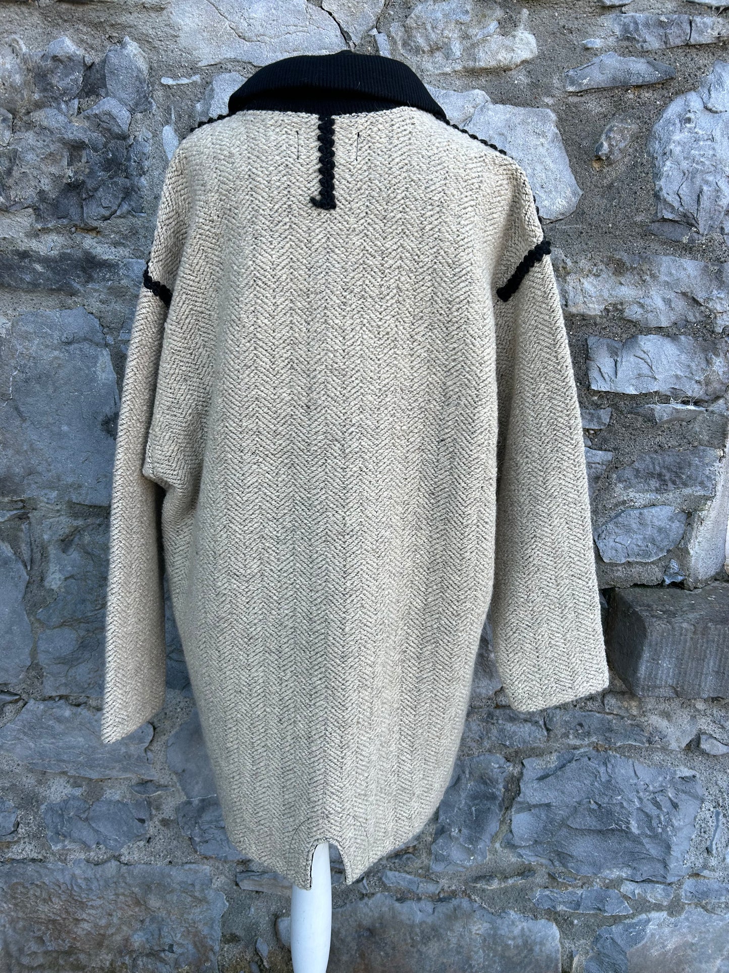 90s beige tunic Large