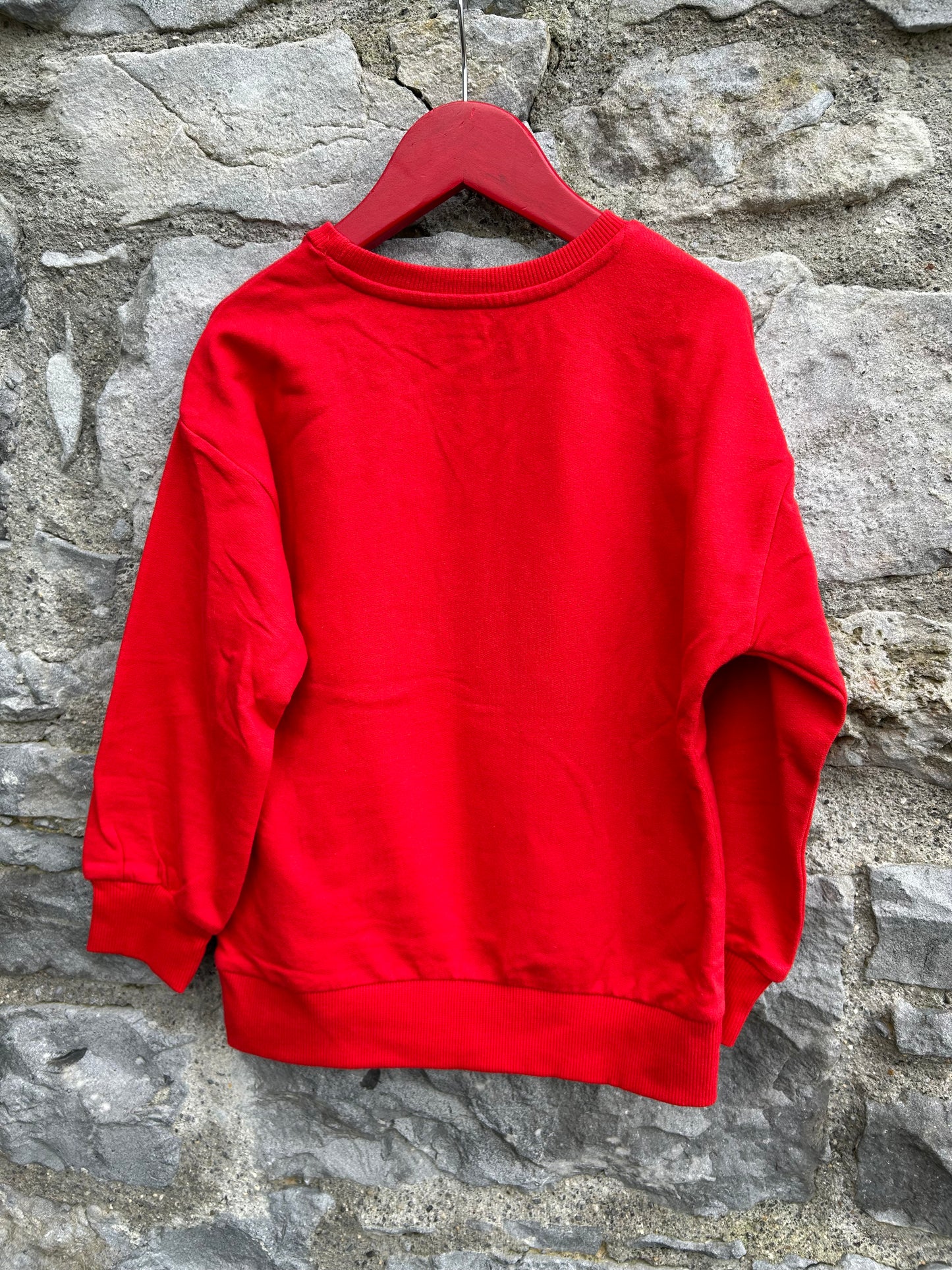 Merry Christmas red sweatshirt 5-6y (110-116cm)