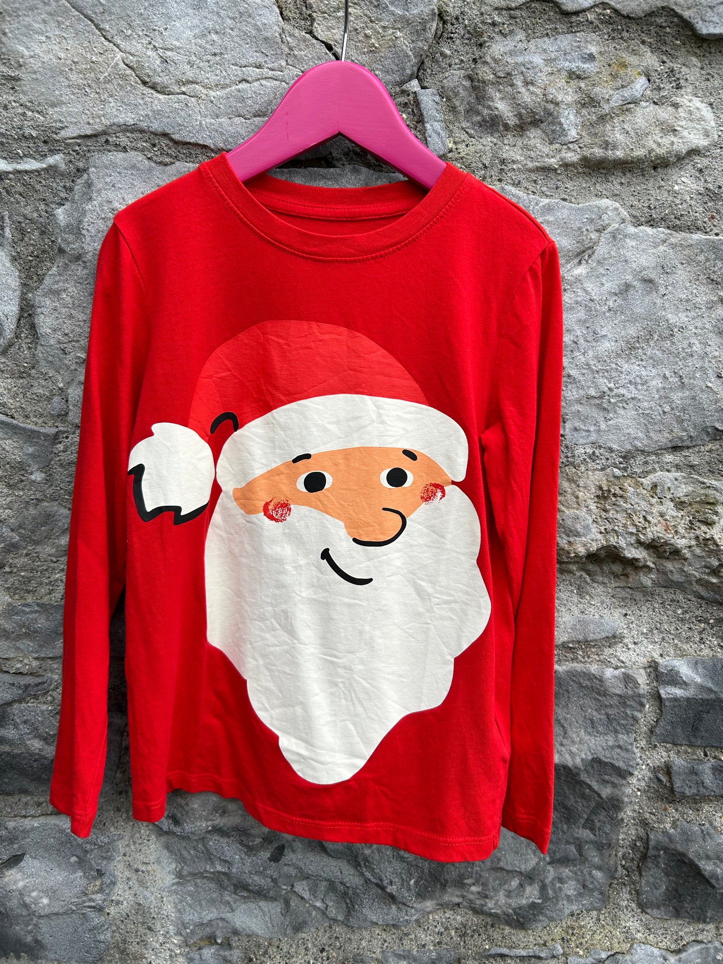 Santa red top 7-8y (122-128cm)