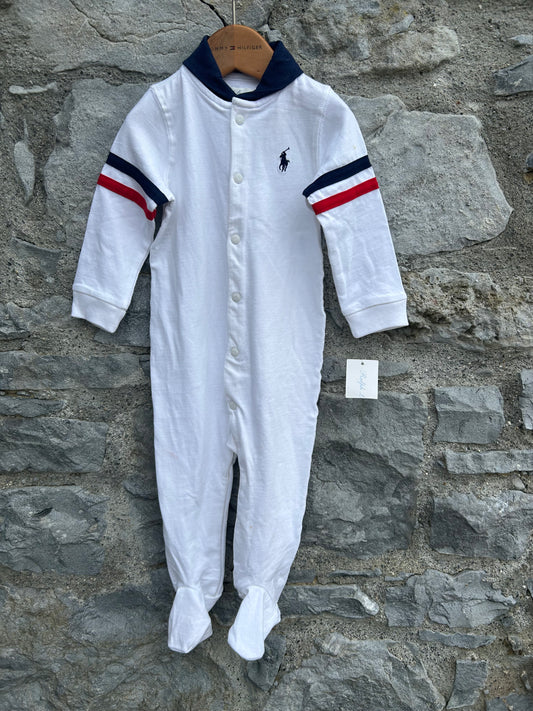 RL white onesie 9m (74cm)