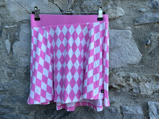 Pink diamonds skater skirt  11-12y (146-152cm)