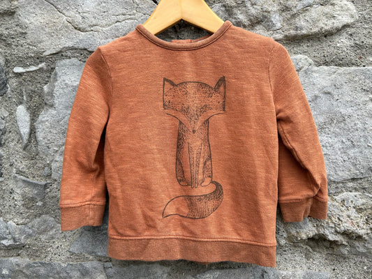 Fox Rusty sweatshirt  6-9m (68-74cm)