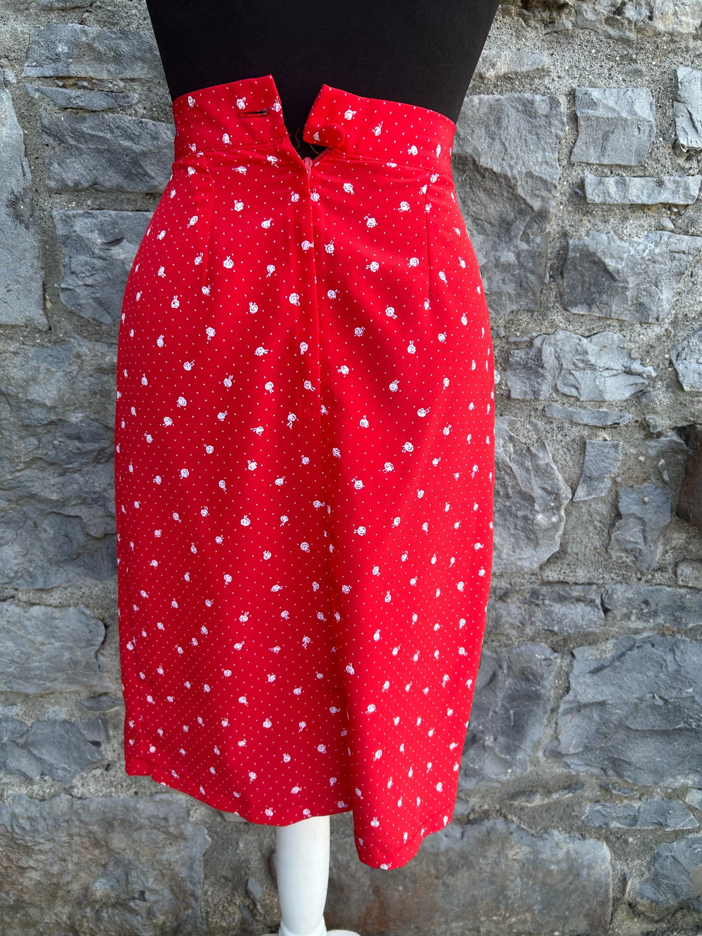 80s red suit uk 6