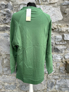 Green long sweatshirt uk 12-14