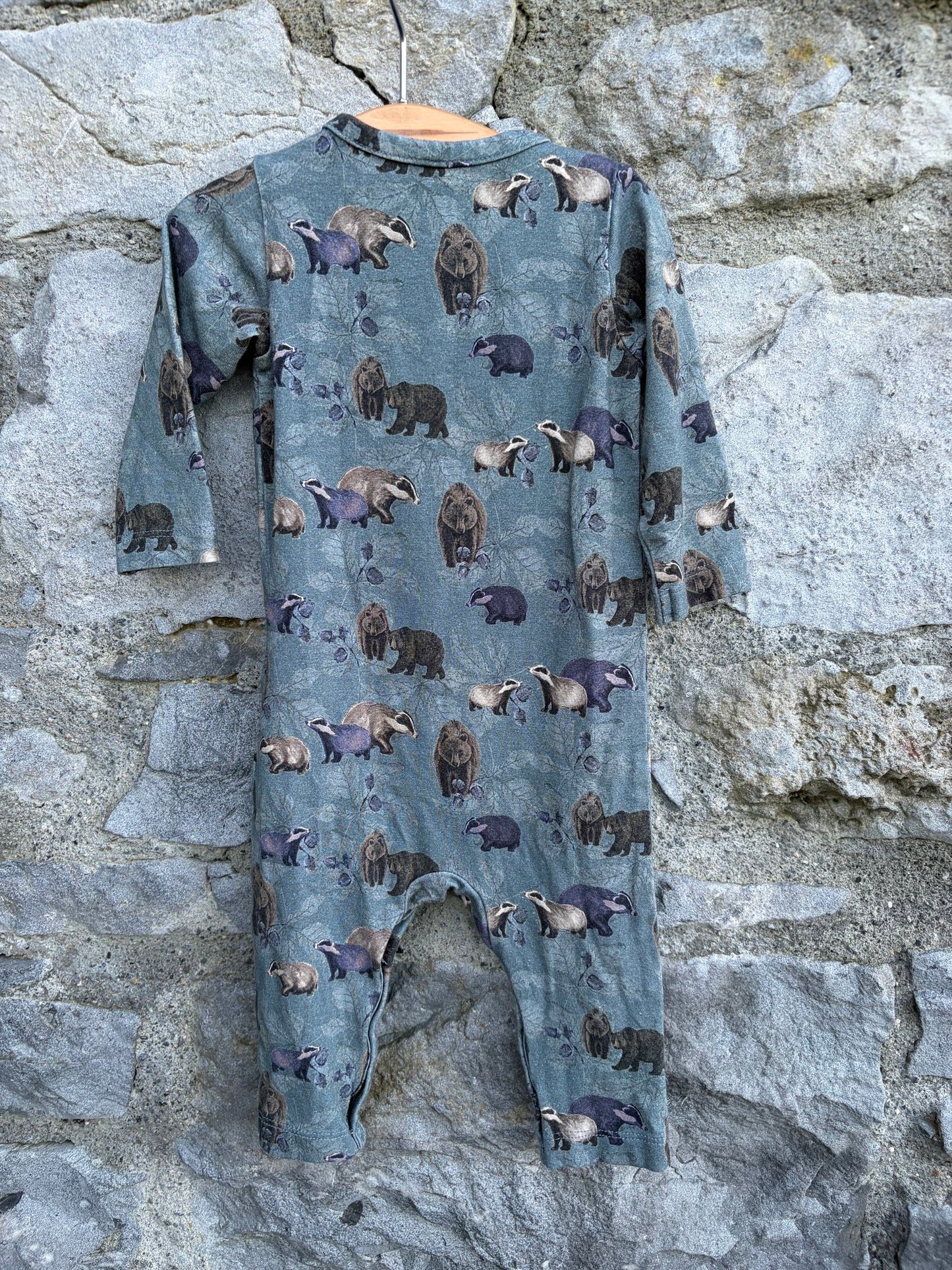 Bears&beavers steel onesie 3m (62cm)