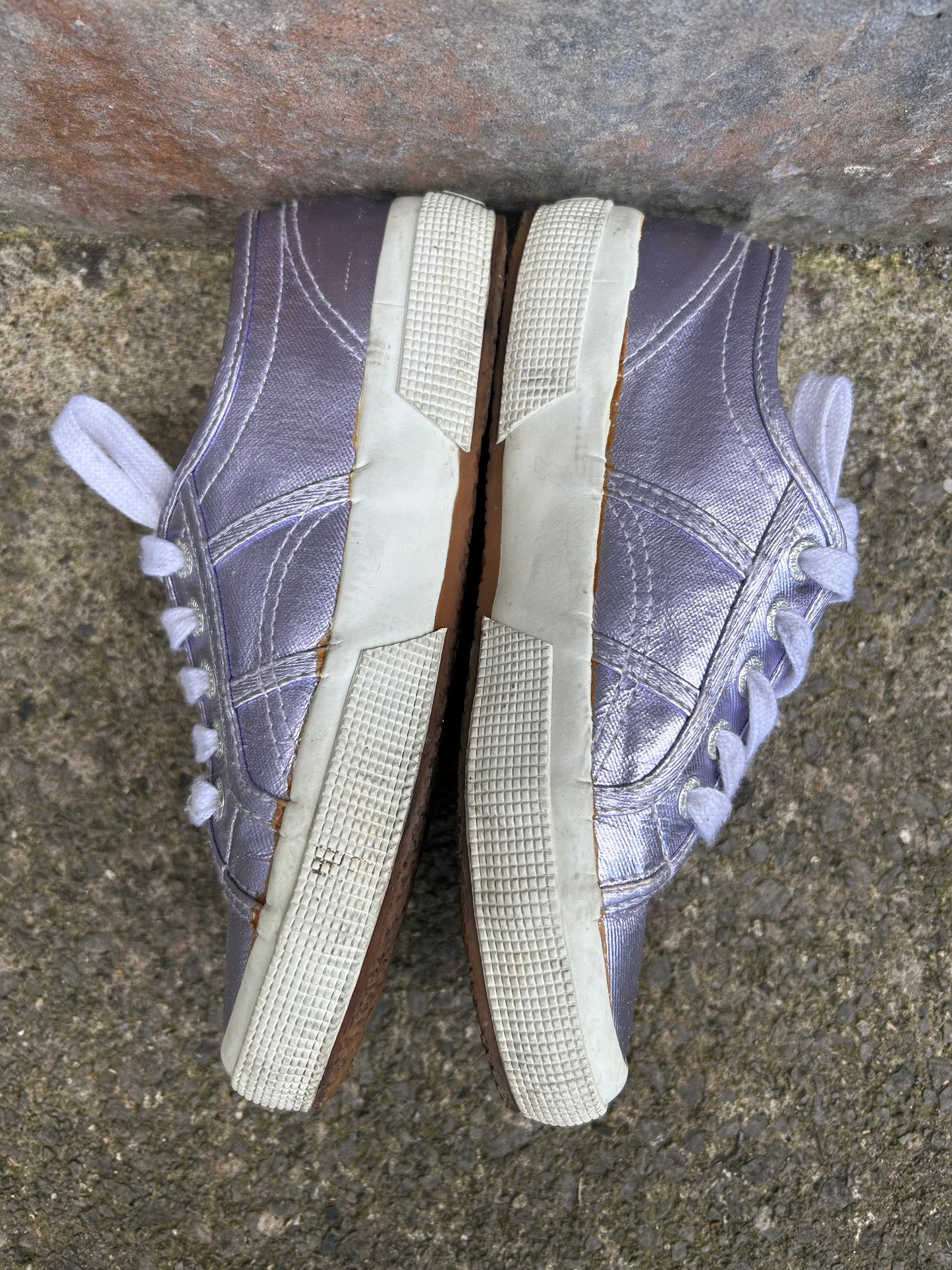 Purple metallic Trainers   uk 1.5 (eu 34)