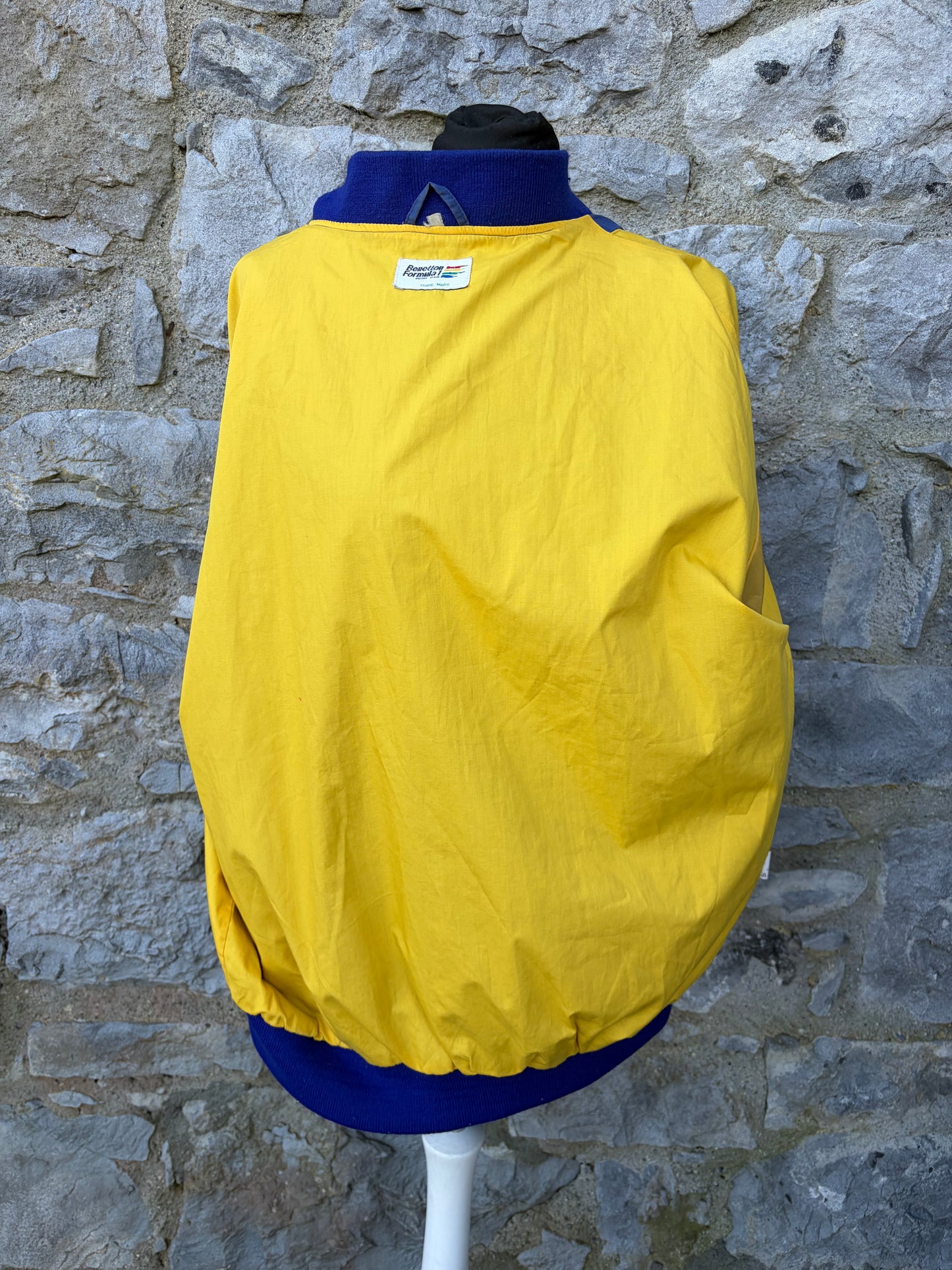 90s blue bomber jacket Small