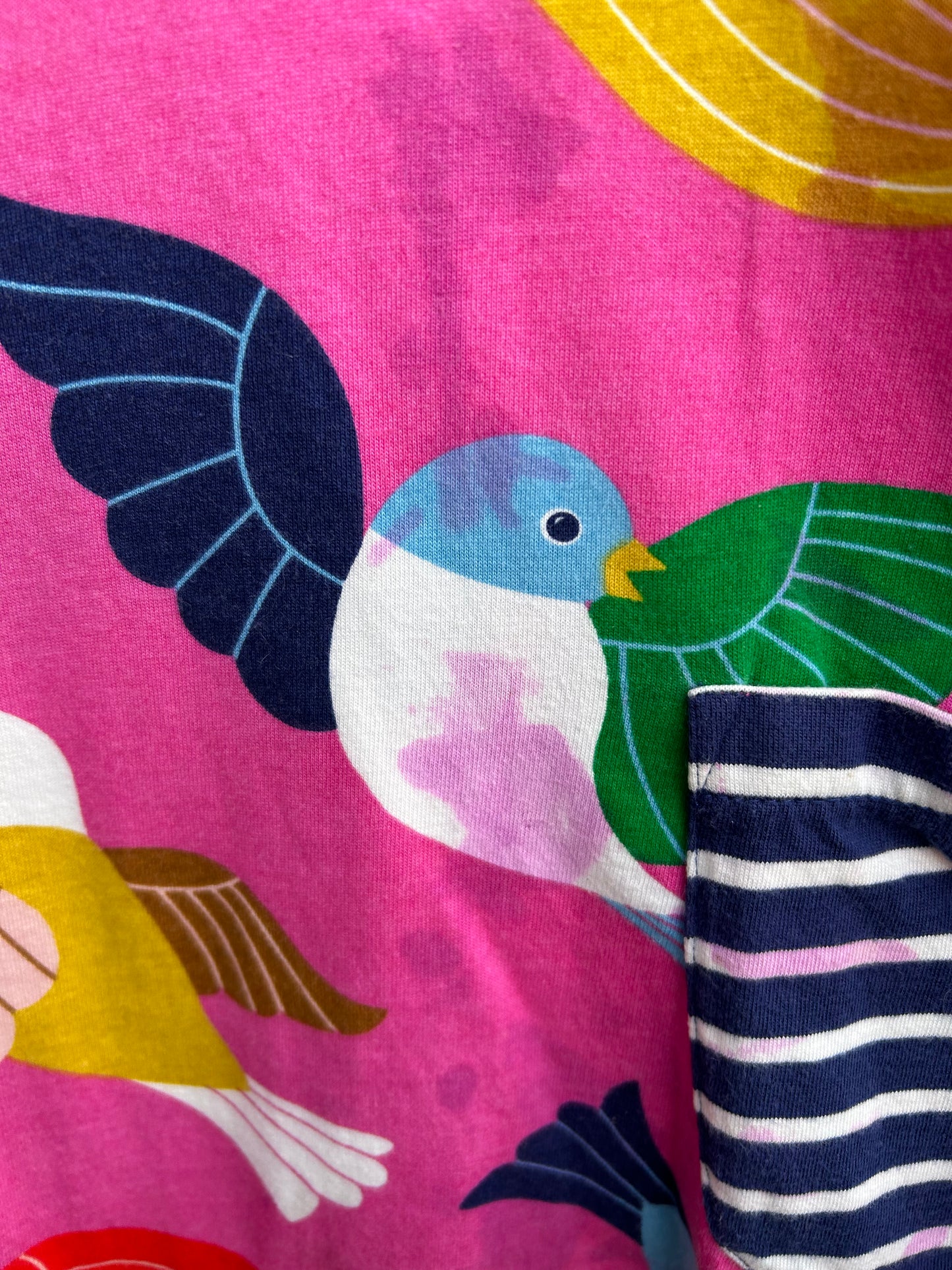 MB Colourful birds tunic  8-9y (128-134cm)