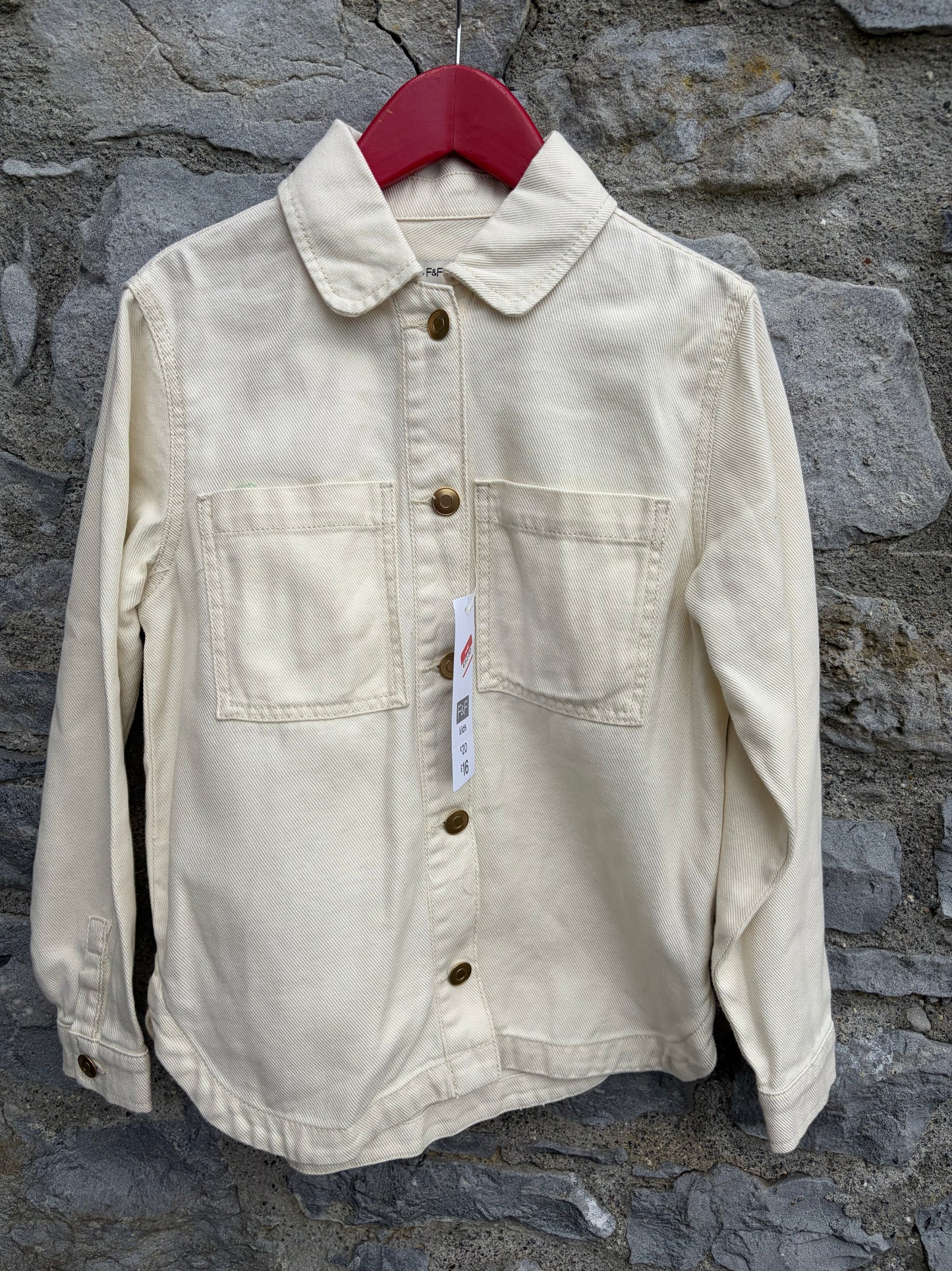 White denim shirt 9-10y (134-140cm)