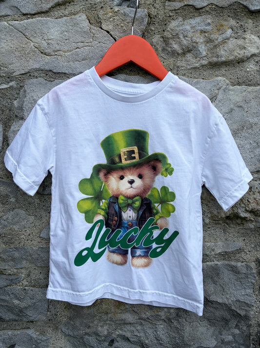 Lucky bear T-shirt  3-4y (98-104cm)
