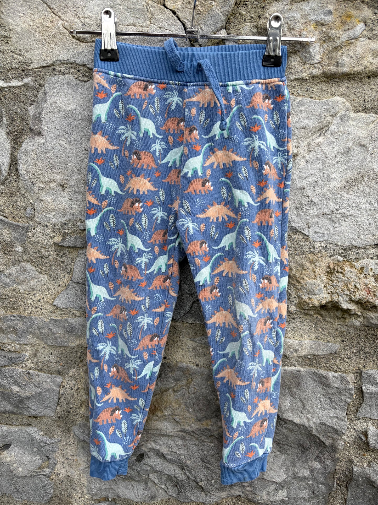 Dinosaurs blue sweat pants  3-4y (98-104cm)