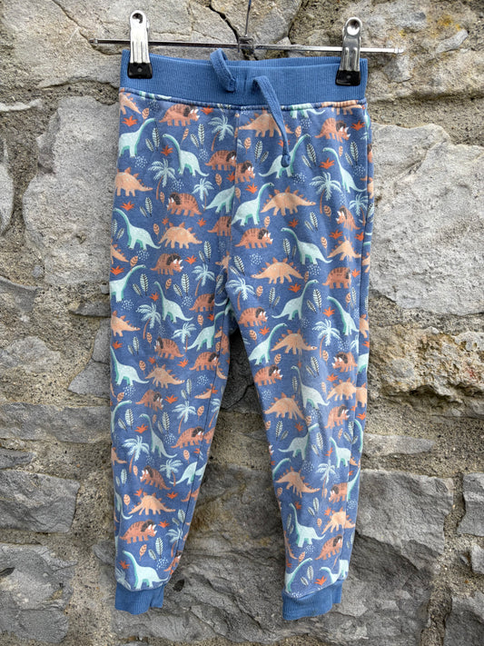 Dinosaurs blue sweat pants  3-4y (98-104cm)