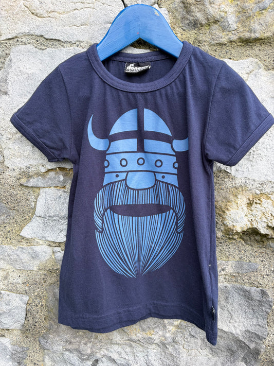 Erik the Viking navy T-shirt  2y (92cm)