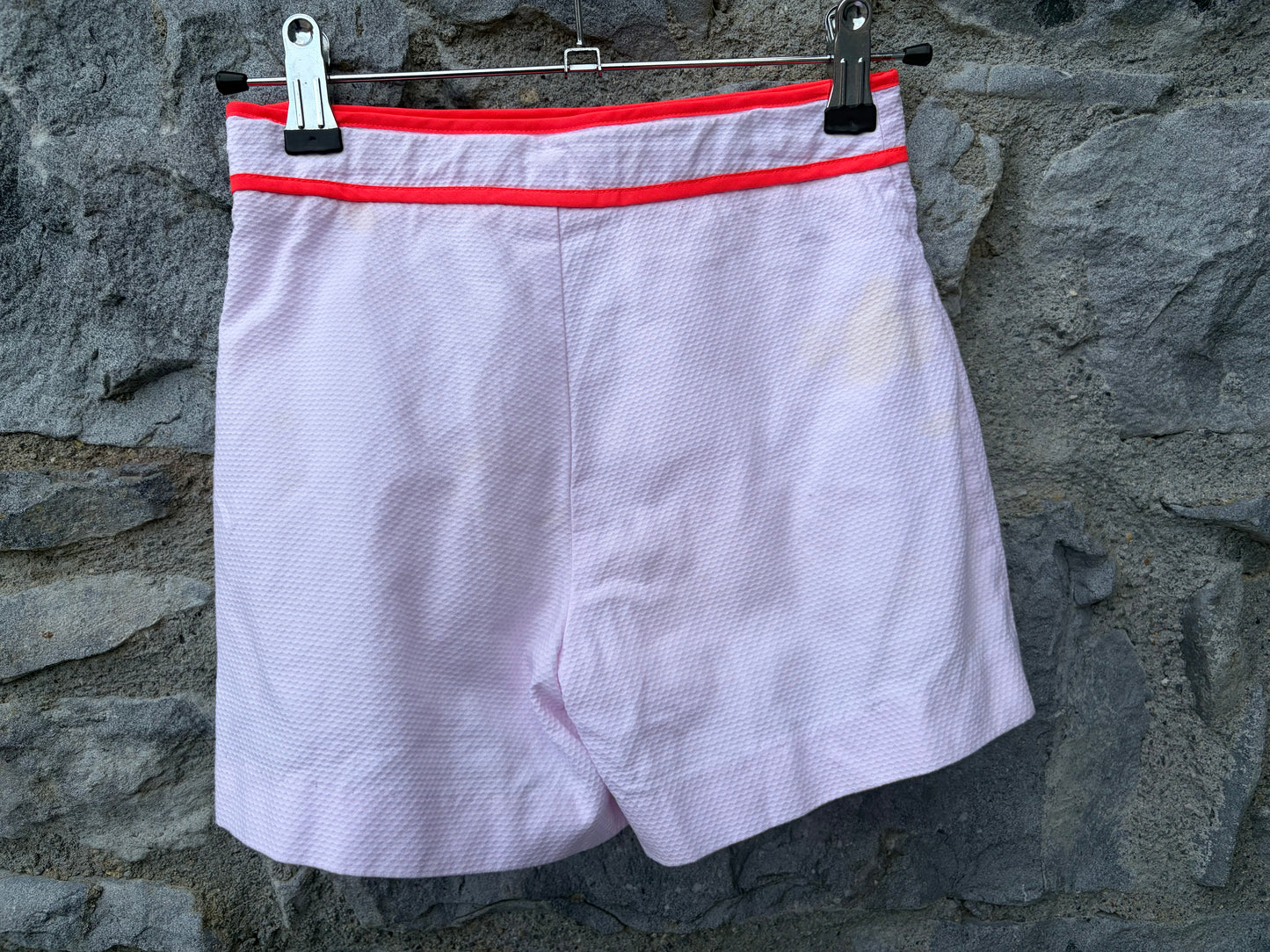 honeycomb piqué pink culottes  7-8y (122-128cm)