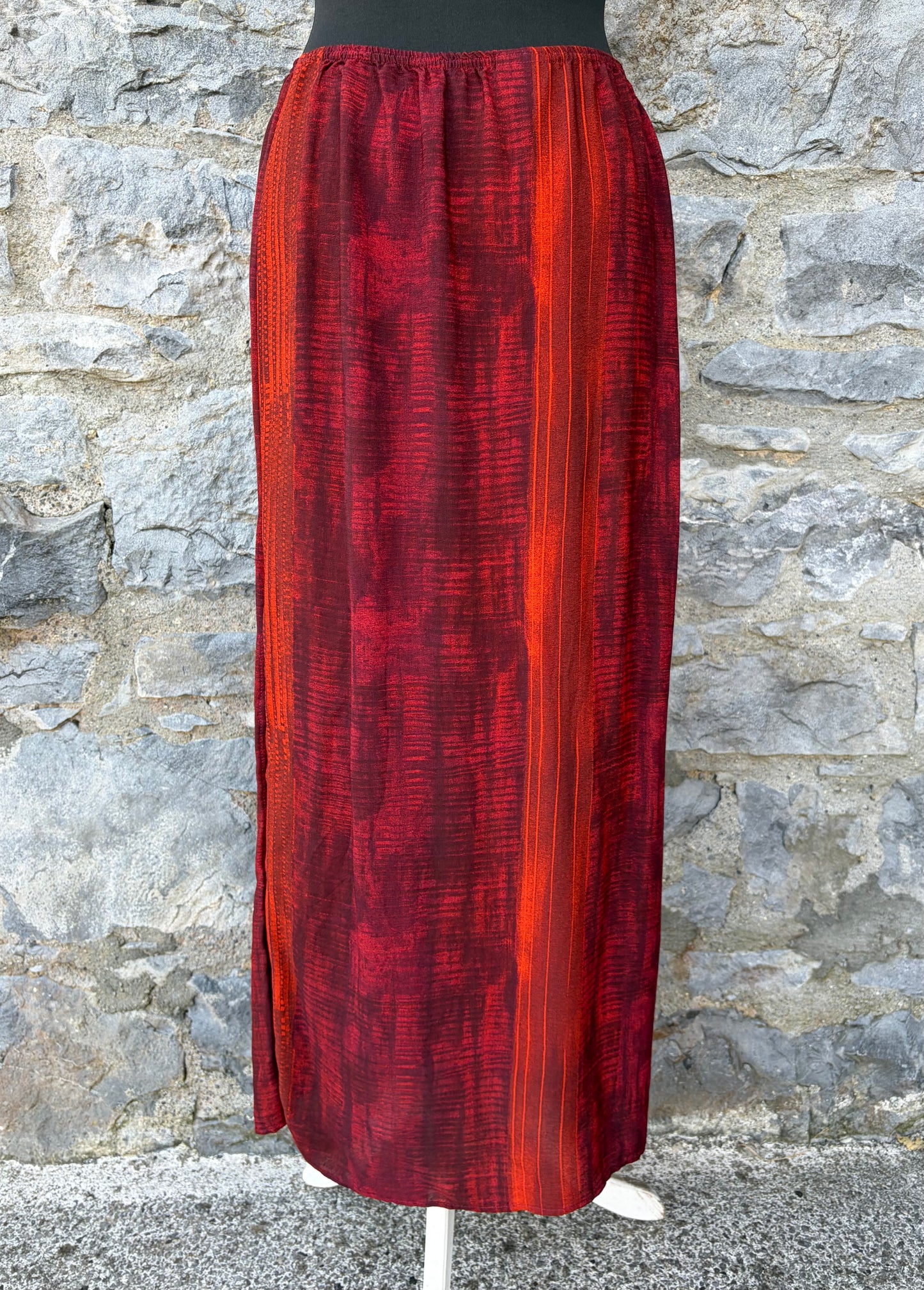 90s Rusty stripy skirt uk 10-12