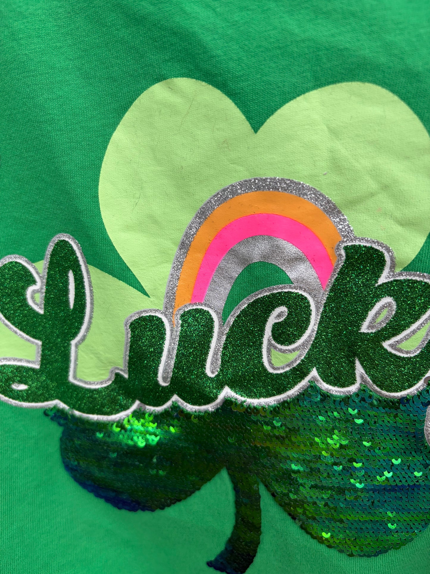Lucky green top  5-6y (110-116cm)