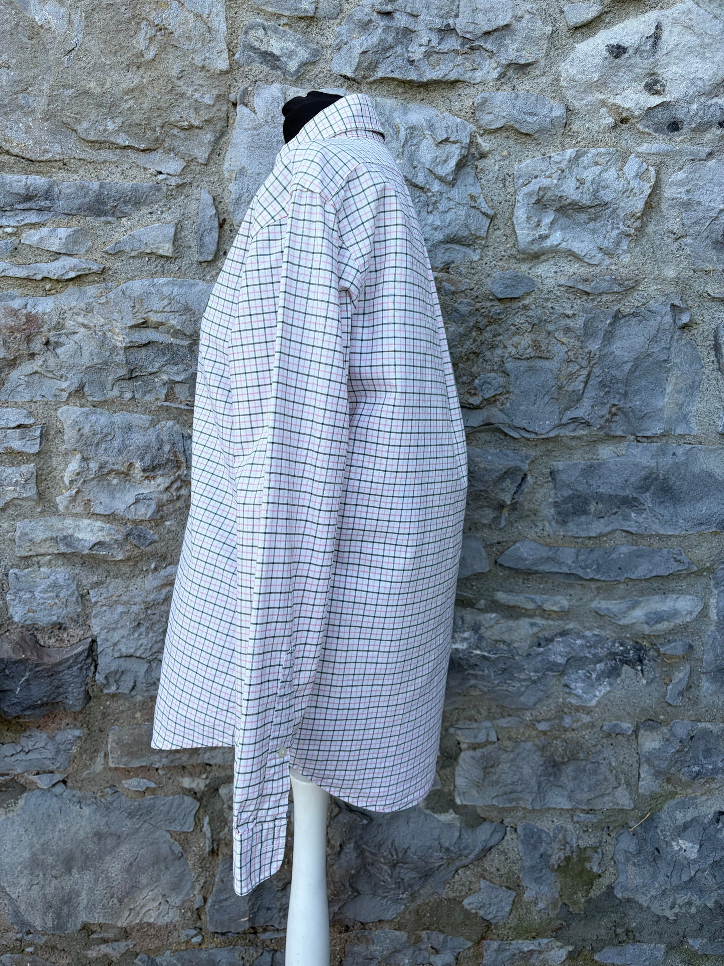 RL pink check shirt Medium