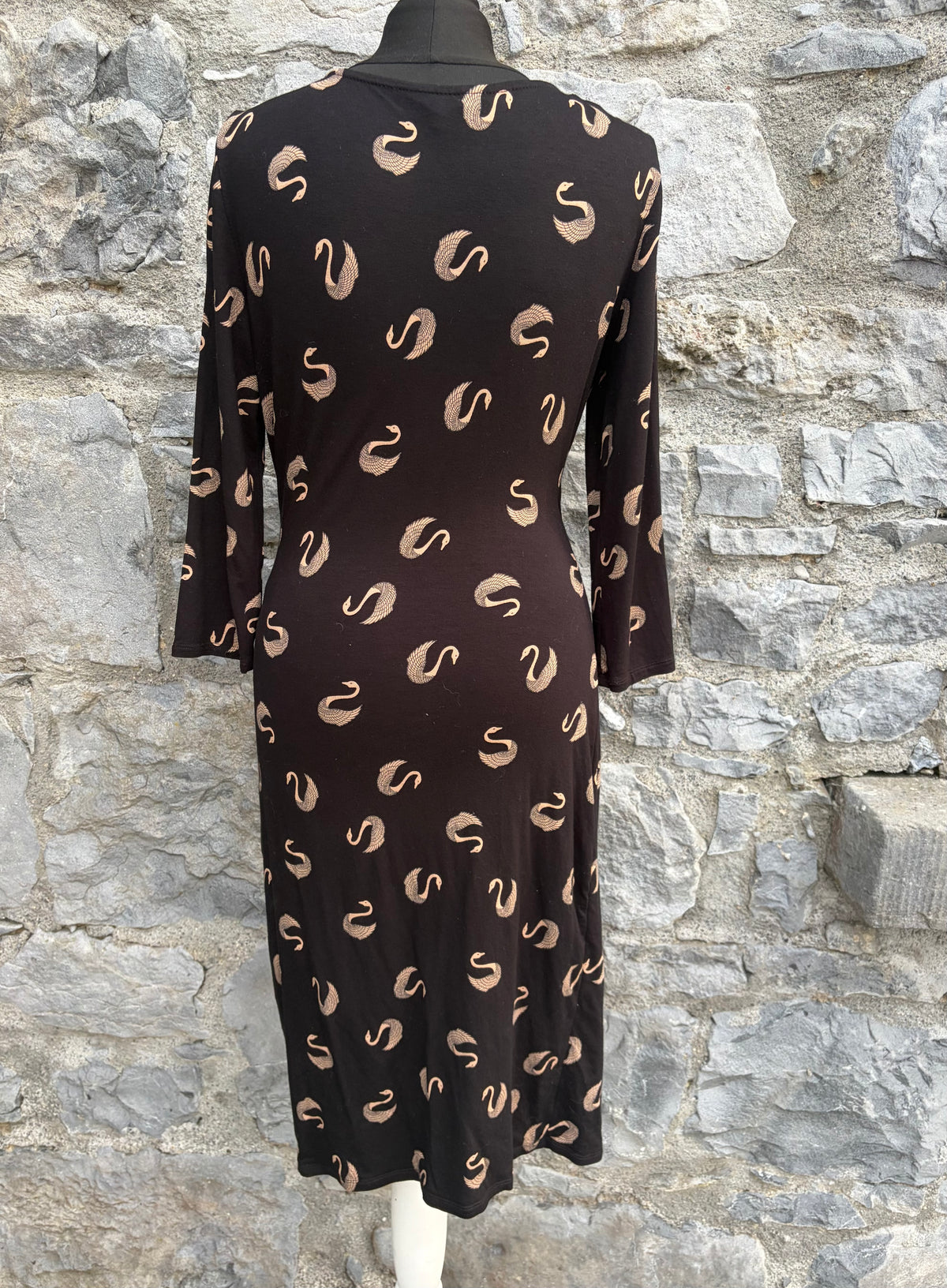 Swans black dress uk 14