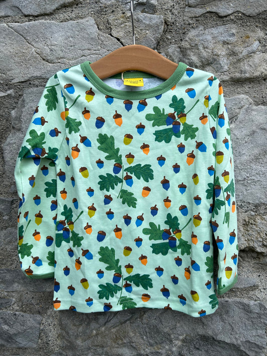 Acorns green top  3y (98cm)