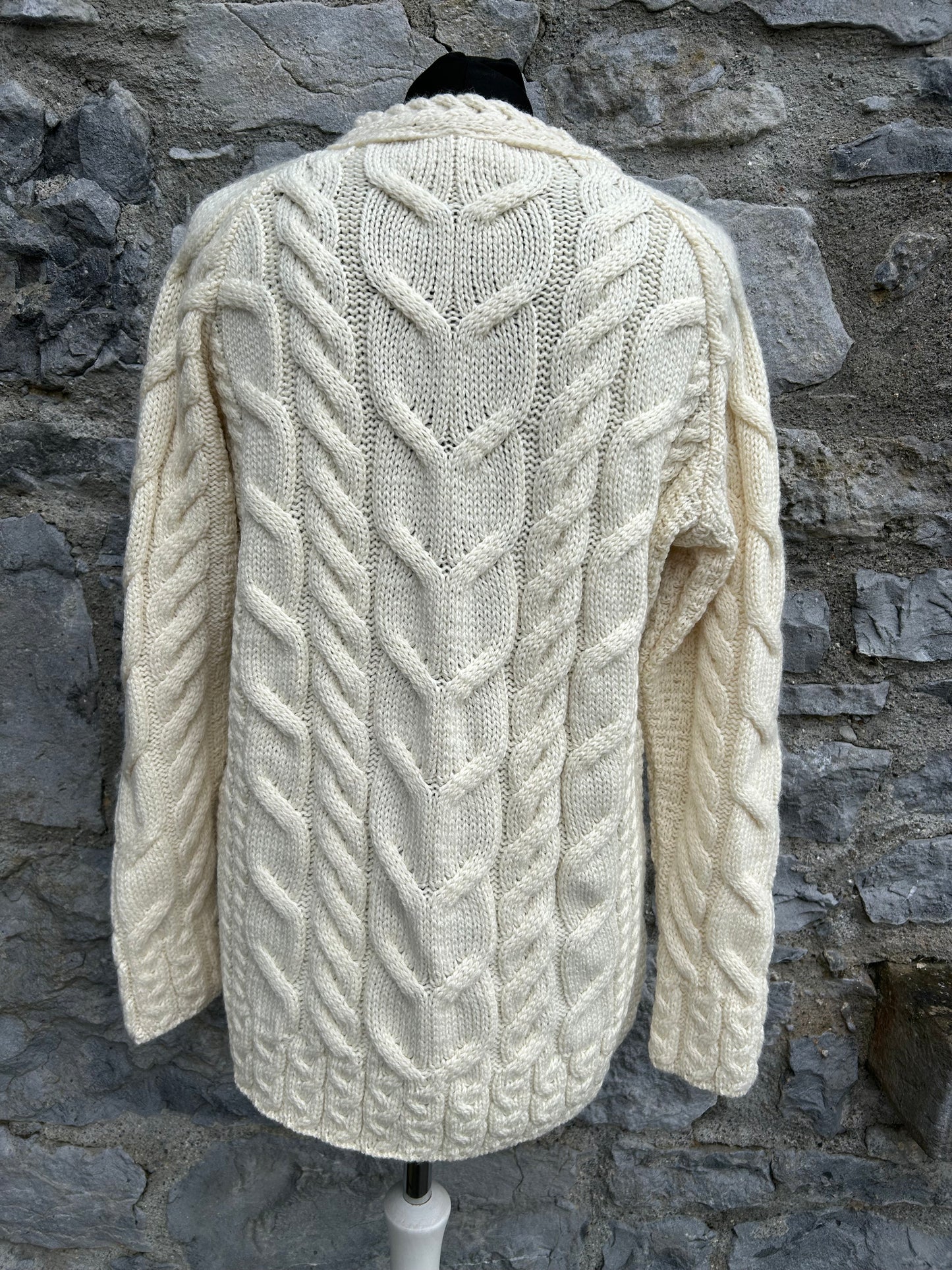 Aran style cream jumper uk 18-20