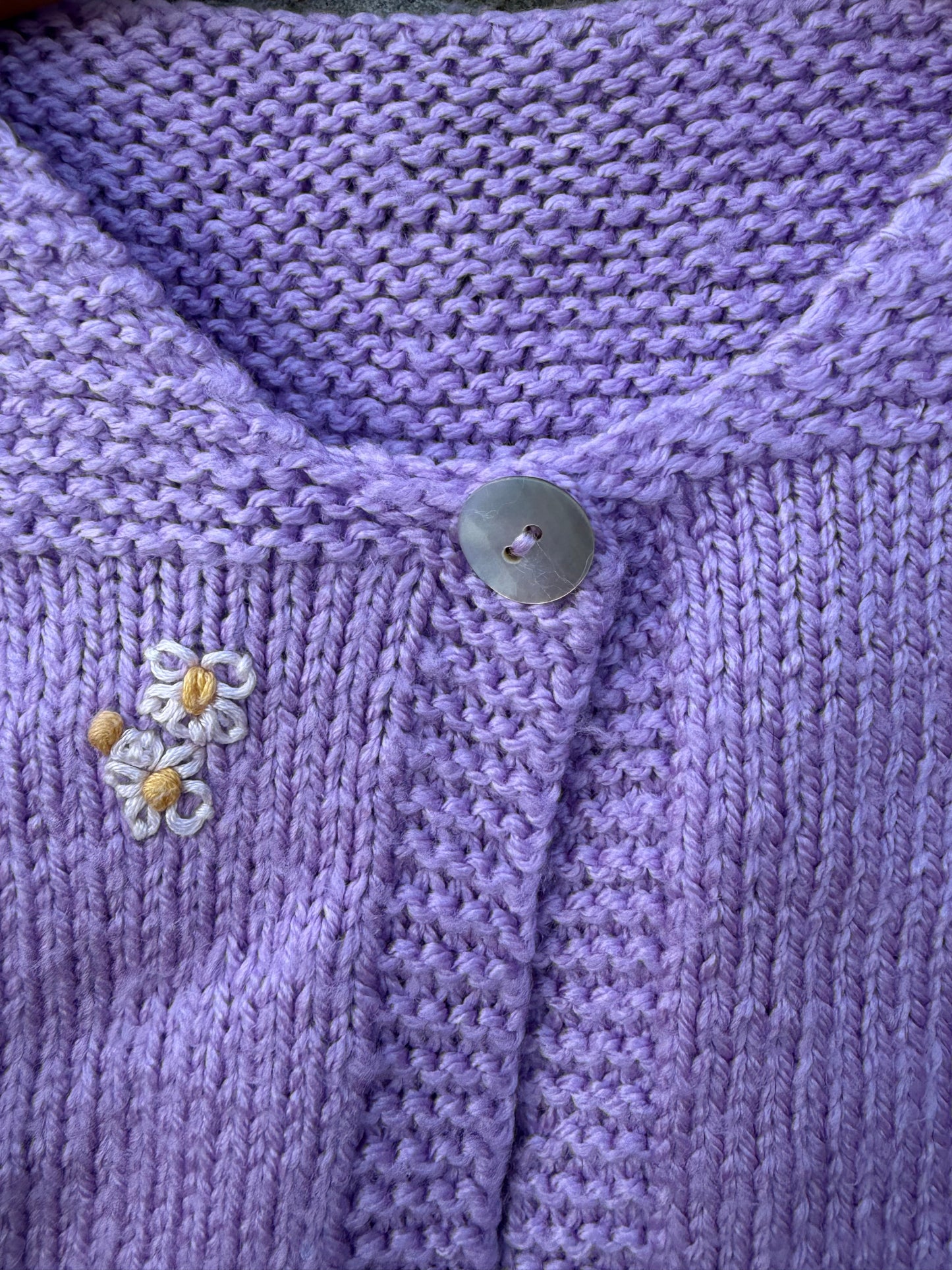 Purple cardigan  3m (62cm)