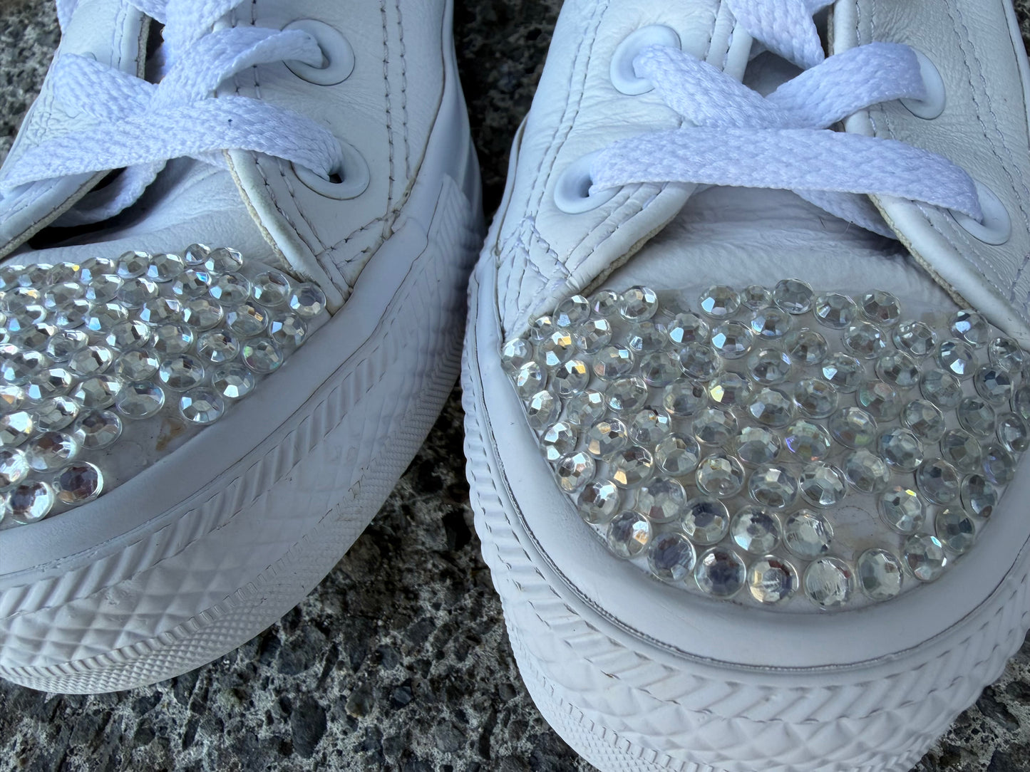 Bling Converse With Crystals  uk 4 (eu 36.5)