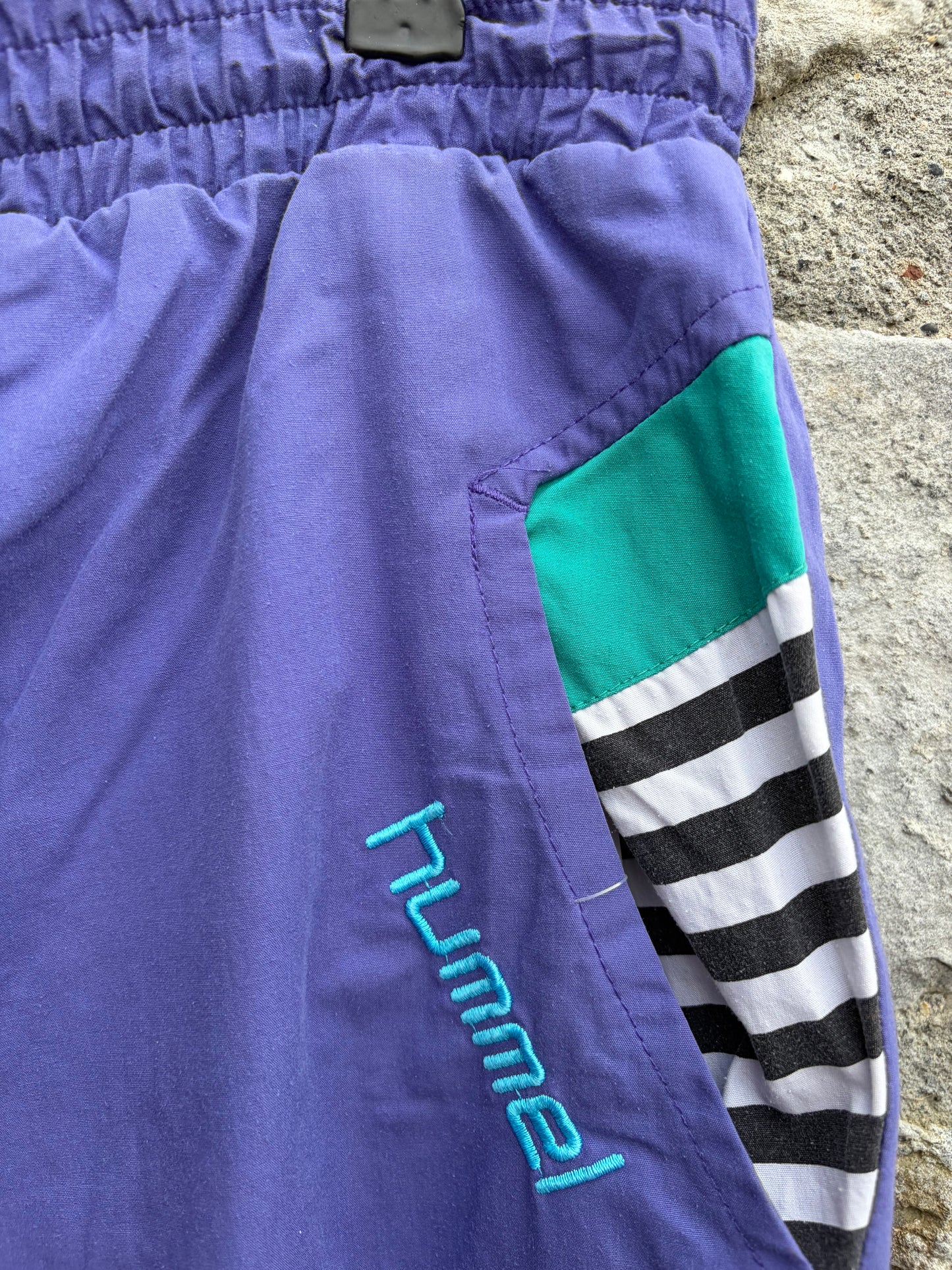 80s purple track pants Large