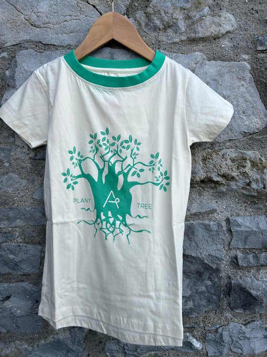 Plant a tree white T-shirt  9y (134cm)