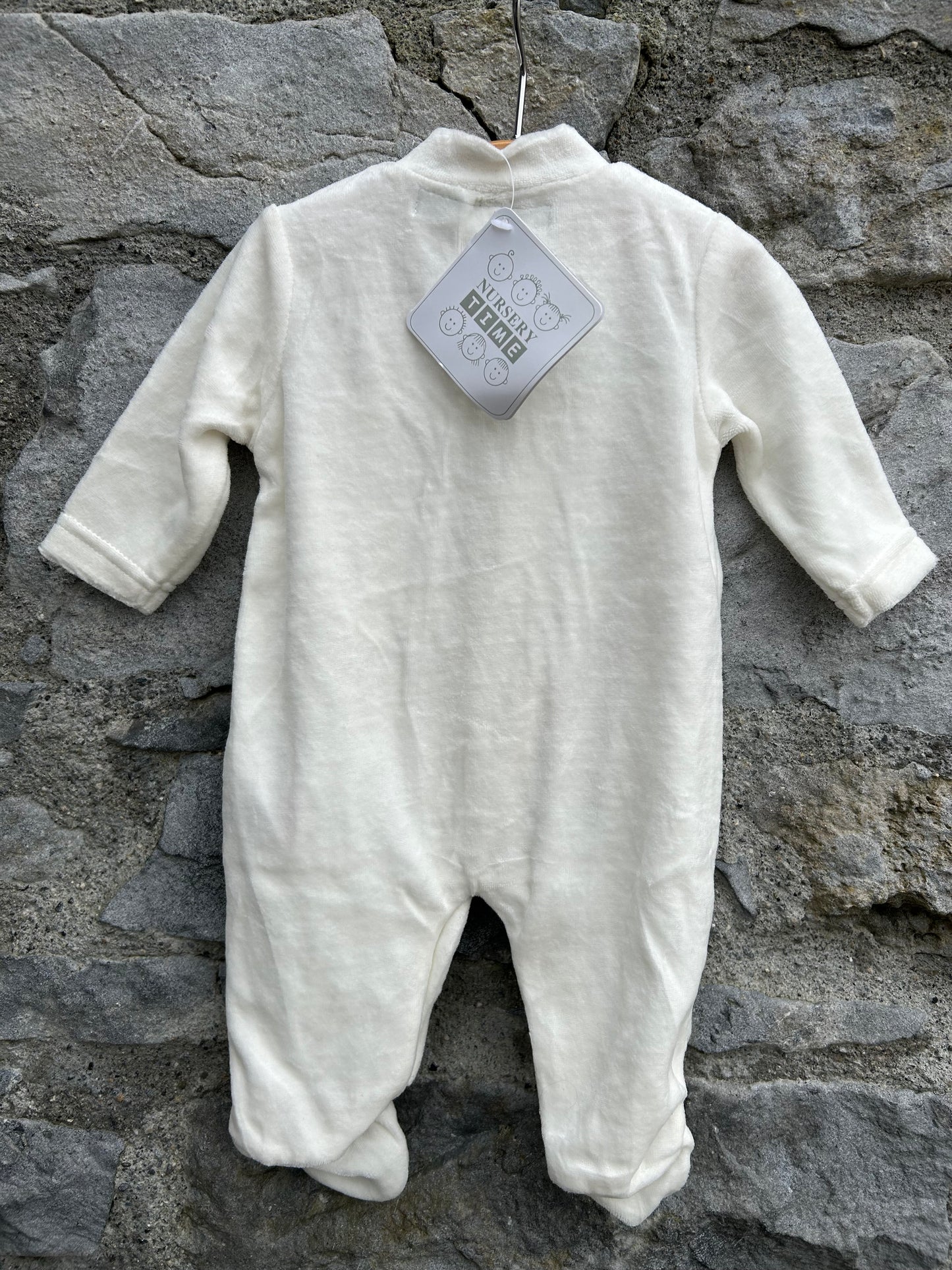 Ginger man velour onesie 0-3m (56-62cm)