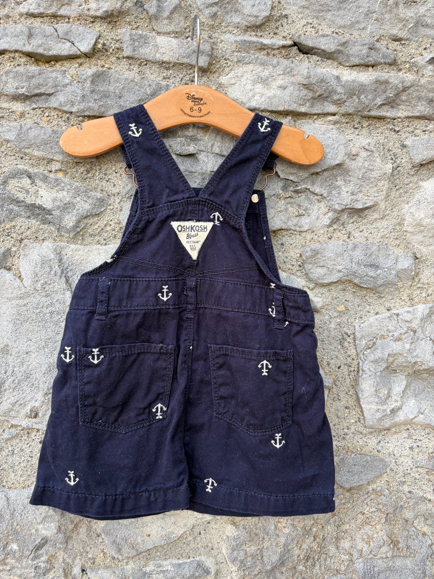 Anchor navy pinafore  12-18m (80-86cm)
