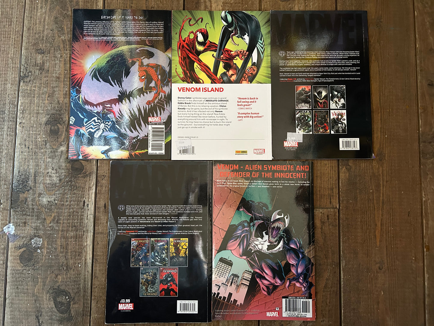 Venom comics set