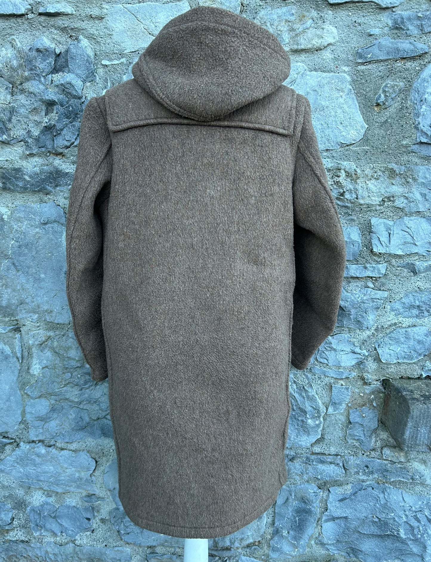 80s brown dufflecoat Small