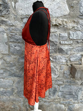 Load image into Gallery viewer, Rusty paisley dress uk 8
