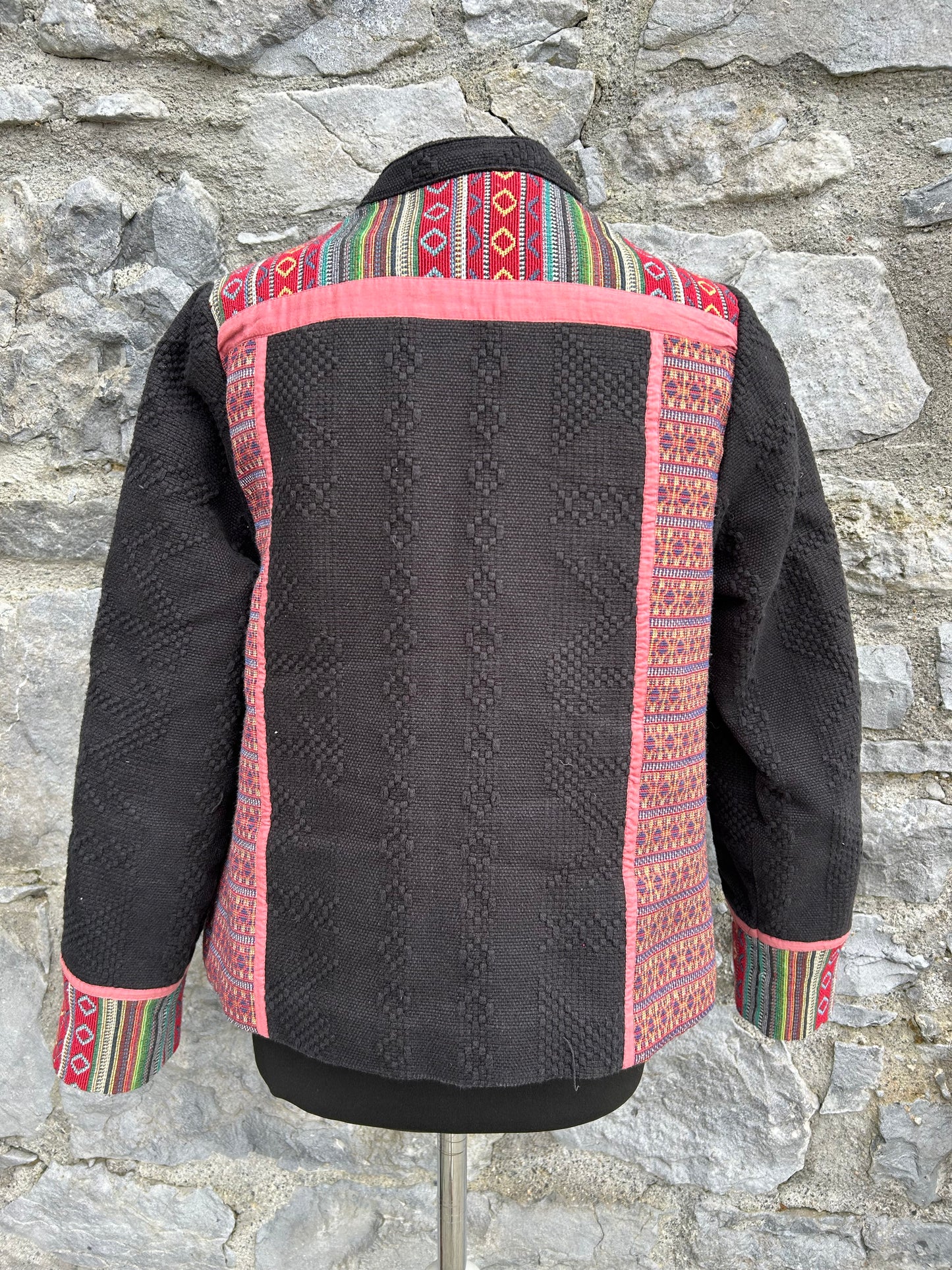 Black embroidered jacket uk 12