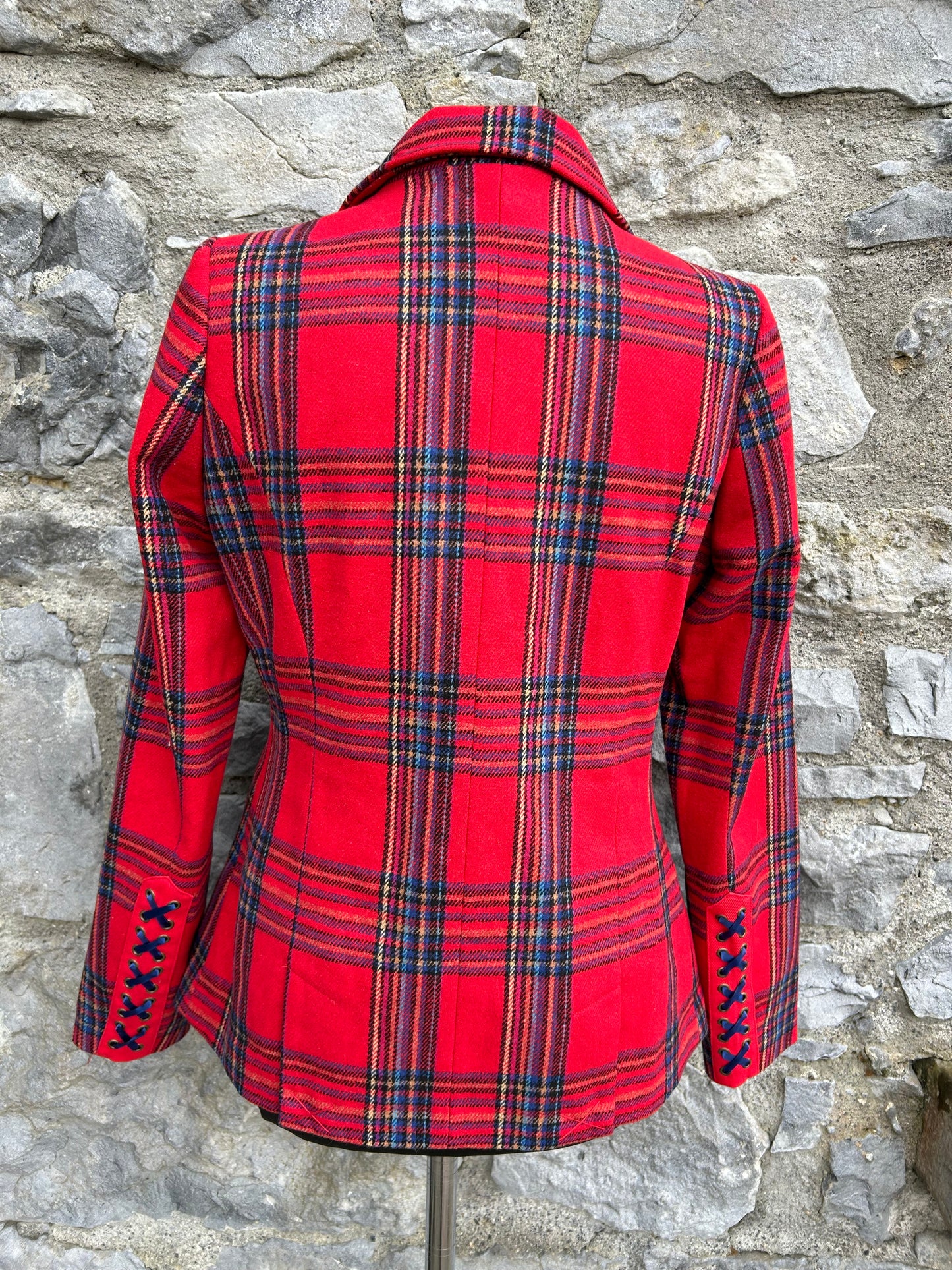 Red tartan jacket uk 10