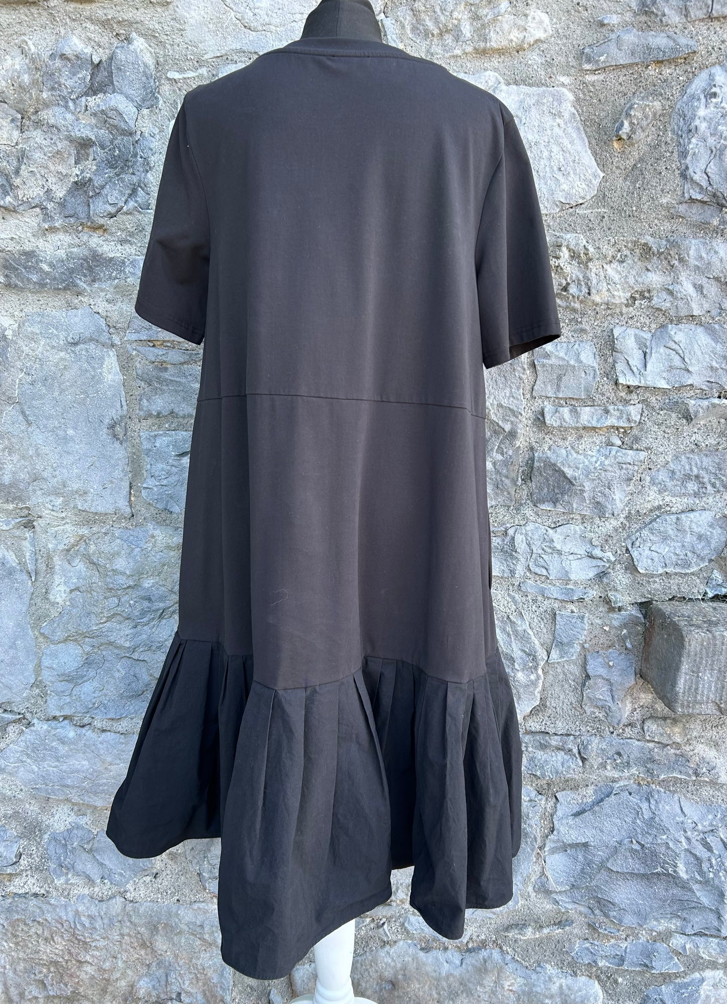 Gathered Panel Cotton Dress uk 12-14
