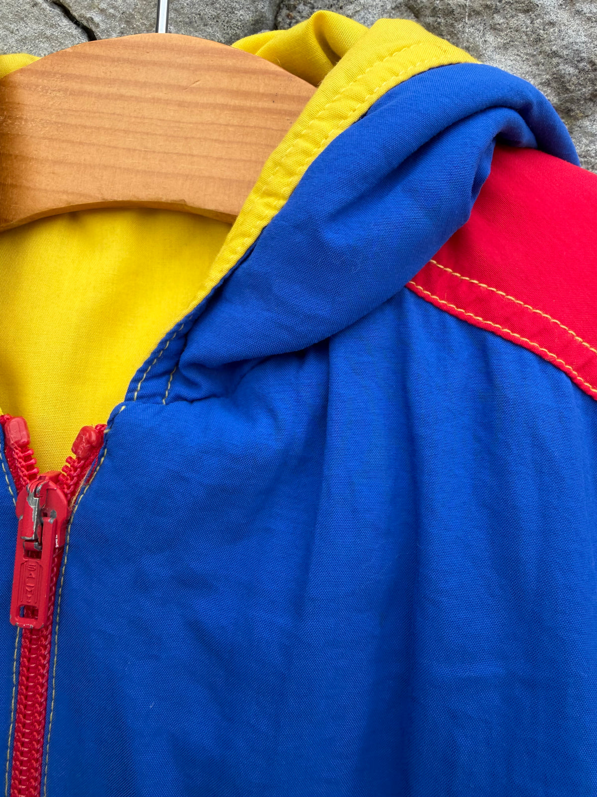 80s Blue&red winter jacket 3y (98cm)