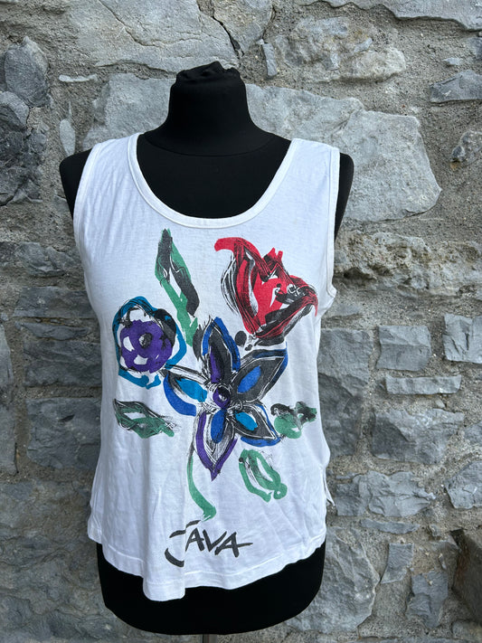 90s Java floral top uk 12