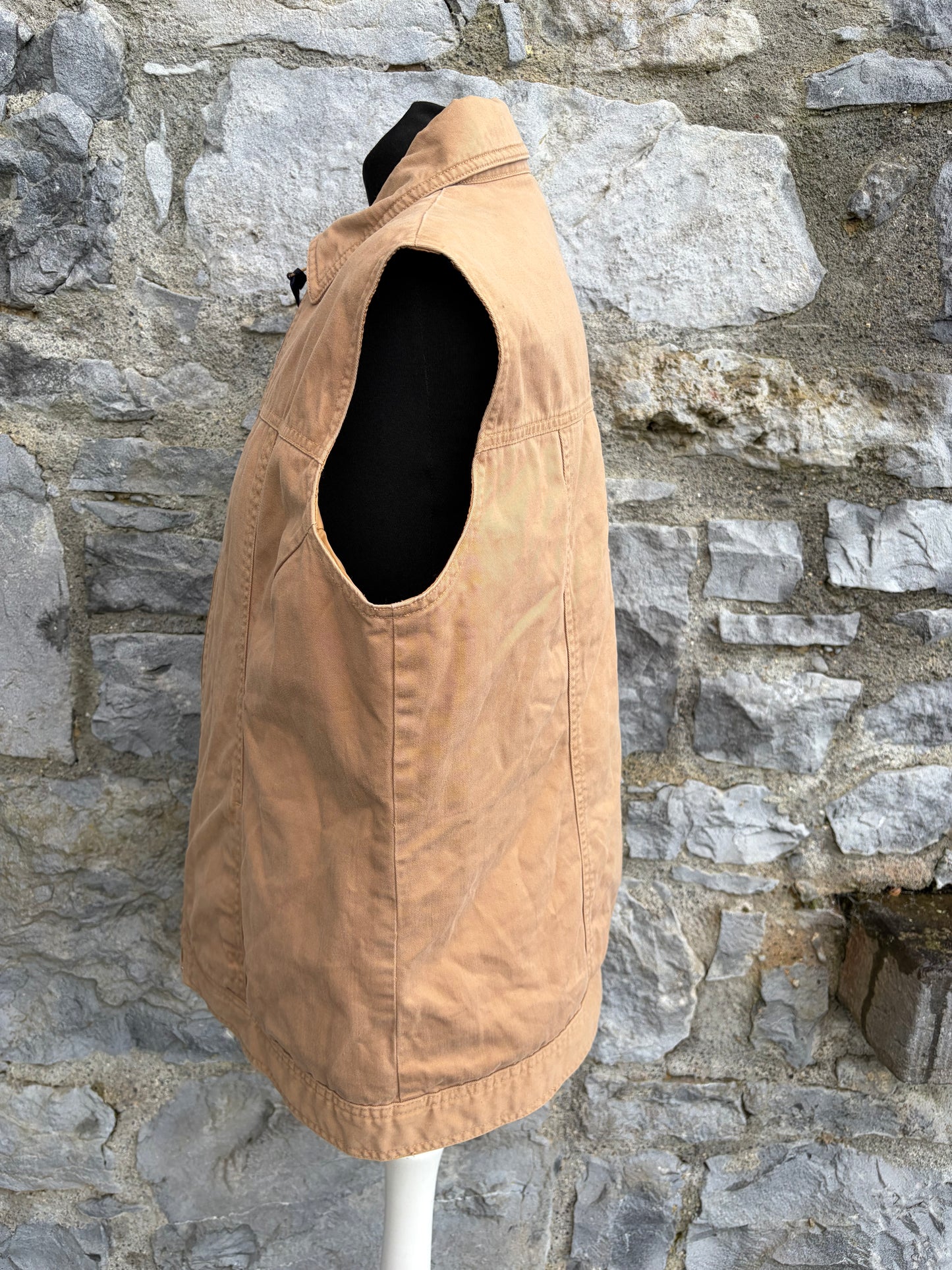 90s brown gilet uk 14