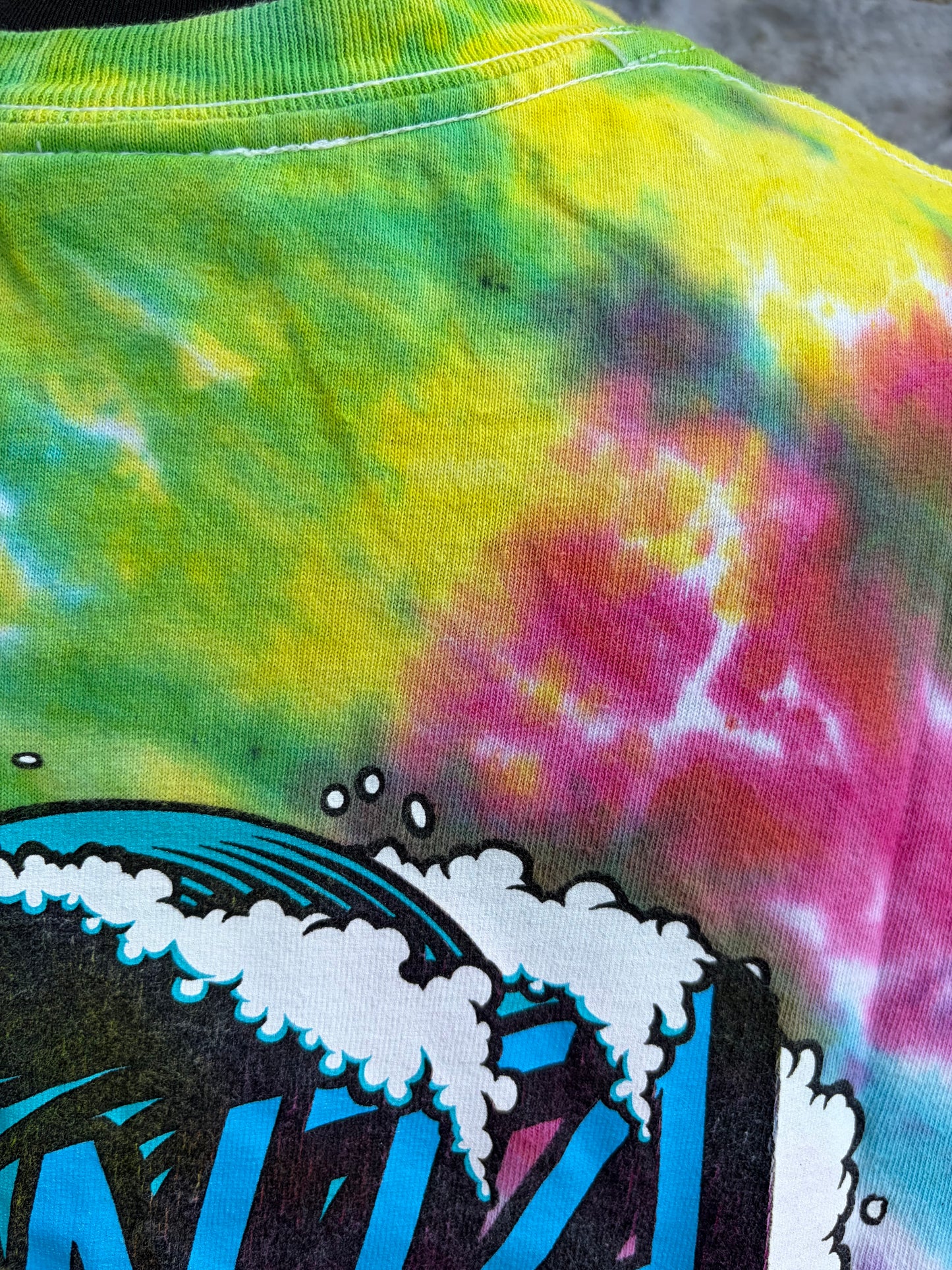 90s tie dye Sant Cruz T-shirt XL
