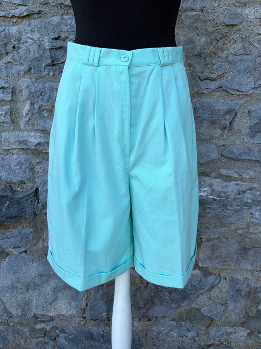 80s aquamarine shorts uk 8-10