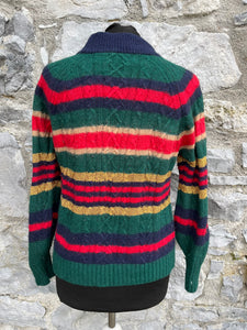 Green&red woolly jumper uk 6-8