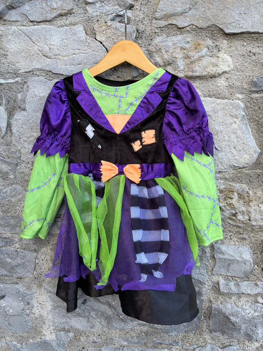 Frankenstein monster girl 2-3y (92-98cm)