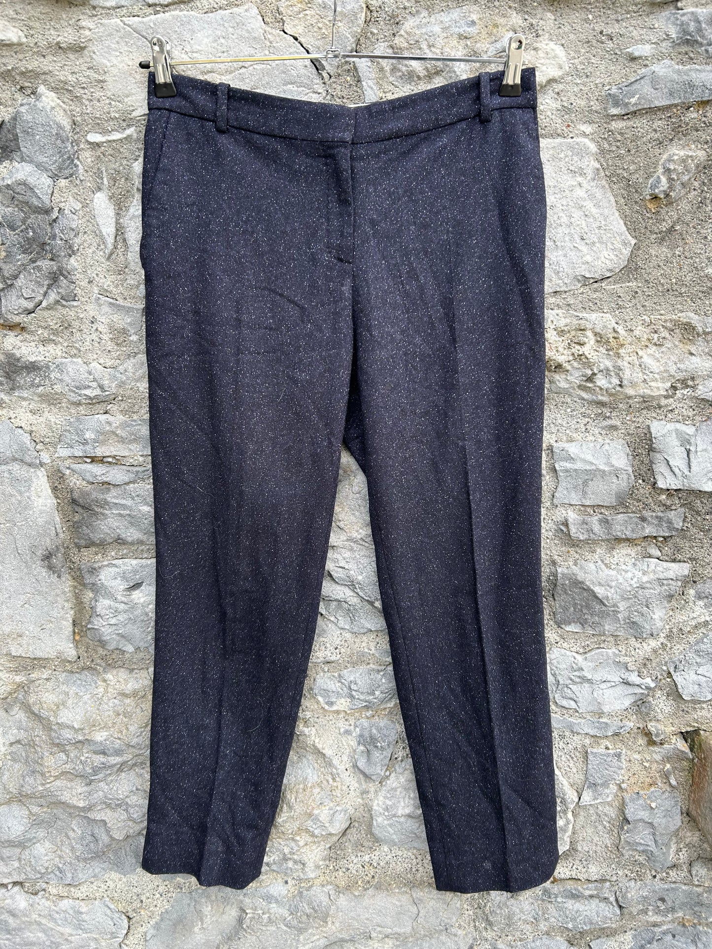 Navy tweed pants uk 12-14