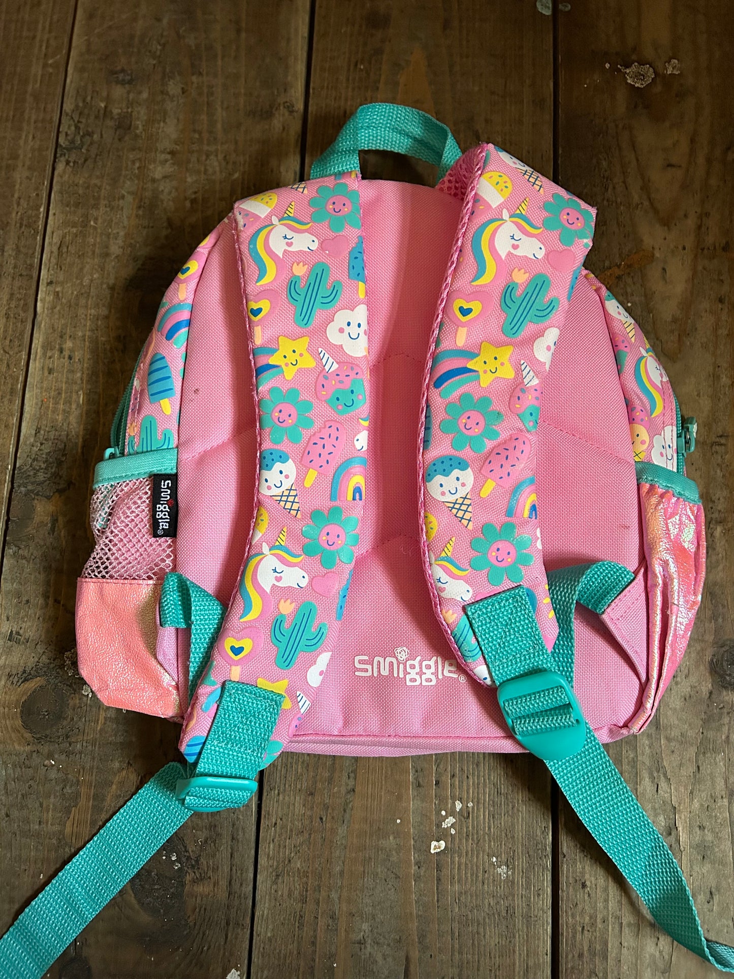 Pink backpack