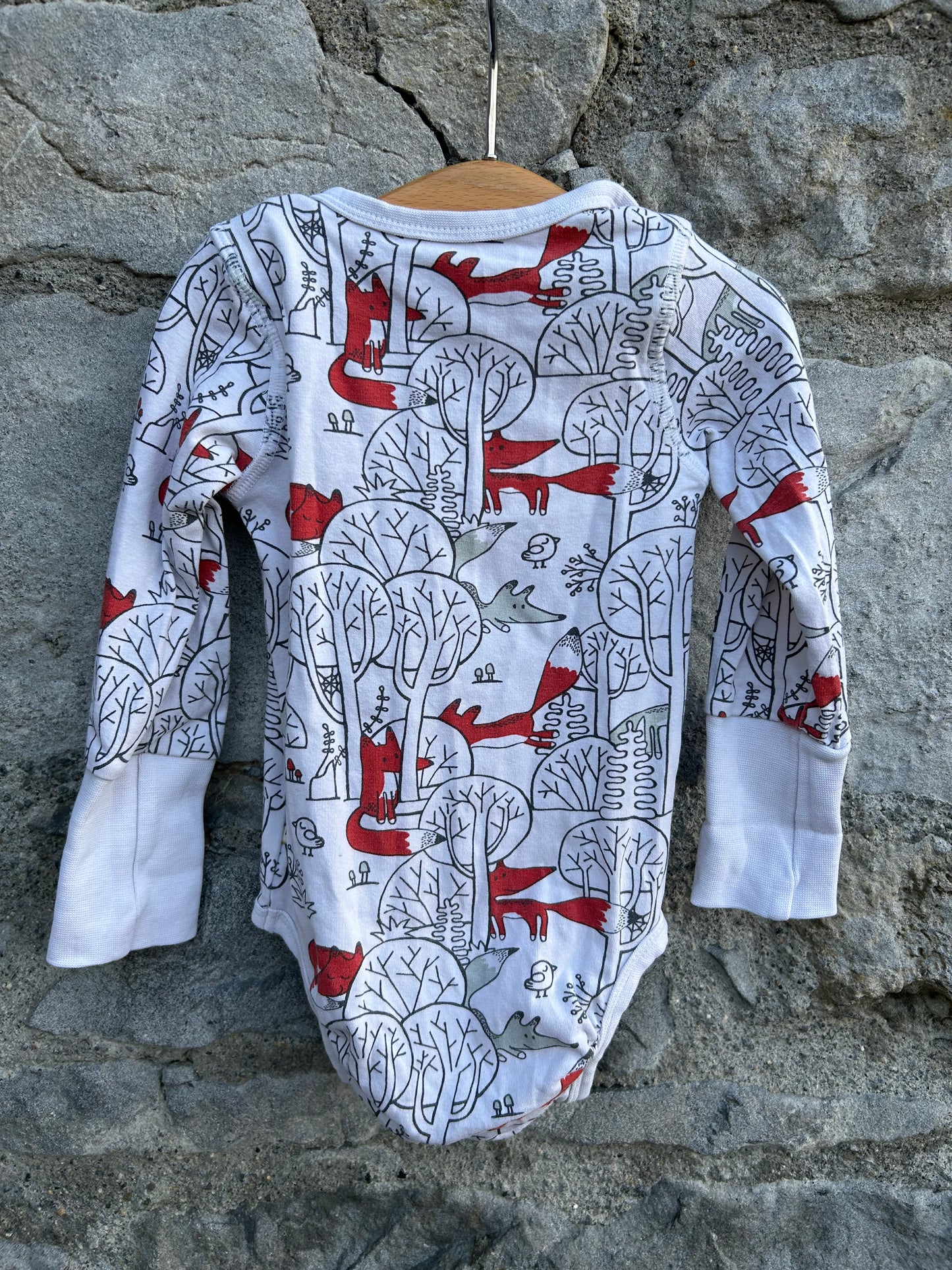 Foxes in the woods vest  3-6m (62-68cm)